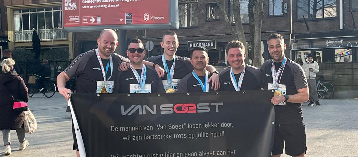 Samen over de finish in Nijmegen!